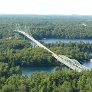 Crossing Border at Thousand Islands Bridge