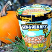 Ben and Jerry's Pumpkin Cheesecake