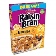 Kellogg's Raisin Bran With Bananas