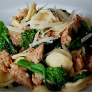 Orecchiette With Spicy Sausage and Broccoli Rabe