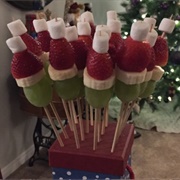 Grinch Kabobs
