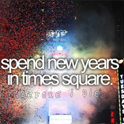 Spend New Years in Times Square