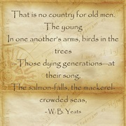 "Sailing to Byzantium" by W. B. Yeats