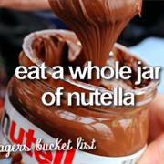 Eat a Whole Jar of Nutella