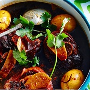 Pork Knuckles and Ginger Stew