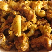 Goobi(Cauliflower) With Chicken