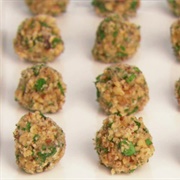 Walnut and Blue Cheese Grapes