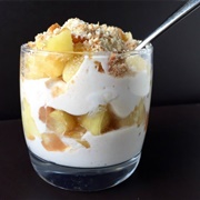 Apple and Pear Crumble Yoghurt