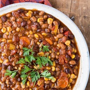 Veg Chilli Baked Beans