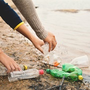 Pick Up Plastic on the Beach