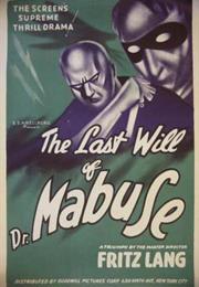 The Last Will of Dr. Mabuse