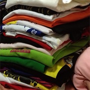 Seriously. Just So Many T-Shirts.