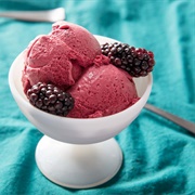 Blackberry and Cream Ice Cream