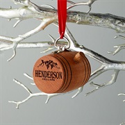 Wine Barrel Ornament
