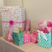 Throwing Baby Showers.