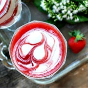 Russian Strawberry Creme Custard