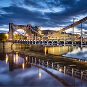 Grunwald Bridge, Wroclaw, Poland