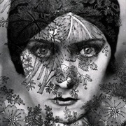 Gloria Swanson Behind a Veil