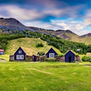 Skogar Turf Houses, Iceland