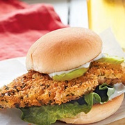 Indiana: Breaded Pork Tenderloin Sandwich