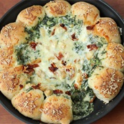 Spinach Mozzarella Pizza