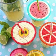 Selfmade Fruity Glas Caps Against Wasps