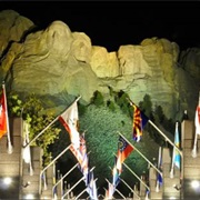 Attend the Evening Lighting Ceremony at Mount Rushmore, South Dakota