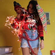 Human Tree Christmas Challenge