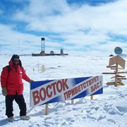 Coldest Recorded Temperature - Soviet Vostok Station, Antarctica