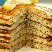 Lemon Poppy Seed Pancakes