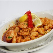 Spanish Shrimp in Garlic Sauce