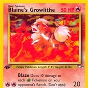 Blaine's Growlithe