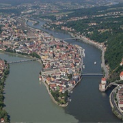Dreiflusseck, Passau