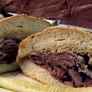 Beef on Weck Sandwich (New York State)