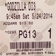 Movie Ticket Stub