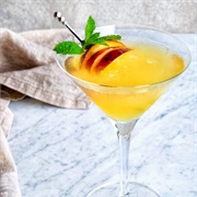 Peach & Orange Blossom Martini
