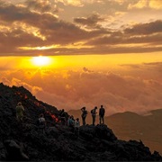 Watch the Sunrise From a Mountain