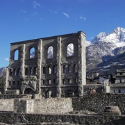 Aosta Roman Ruins, Italy. 25 BC - C 100 AD