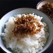 Baby Sardines on Rice