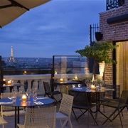 Have a Drink at the Rooftop Bar of the Terrass Hotel, Montmartre.
