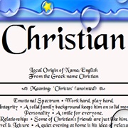 Christian
