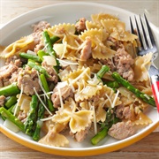 Sausage Asparagus Pasta