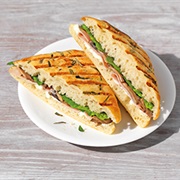 Ham and Mushroom Panini