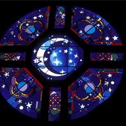 Stained Glass Moon