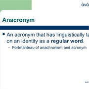 Anacronym