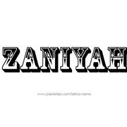 Zaniyah
