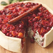 Turkey Ham and Cranberry Pie