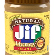 Jif Natural Creamy Peanut Butter and Honey