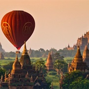 Balloon Ride Over Bagan, Myanmar