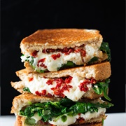 Spinach Tomato Grilled Cheese